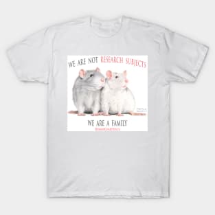 Ratties: Not test subjects! T-Shirt